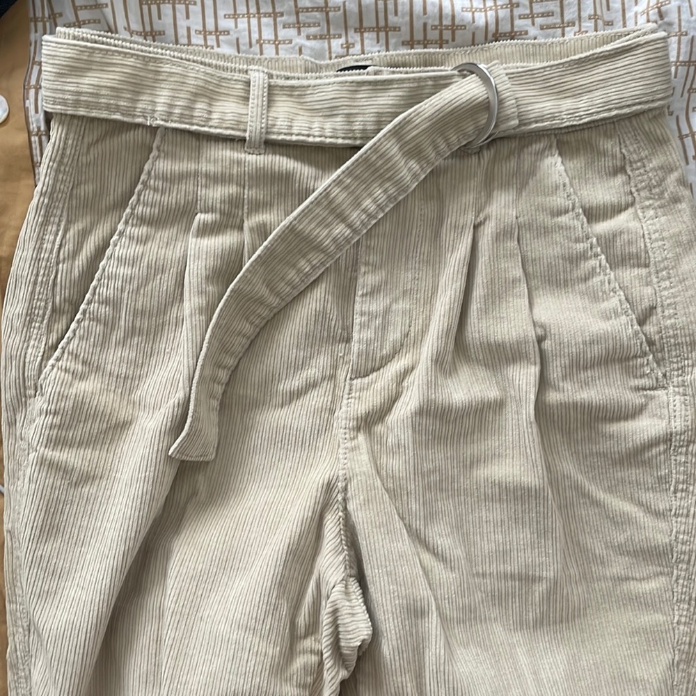 Corduroy Ankle Pants